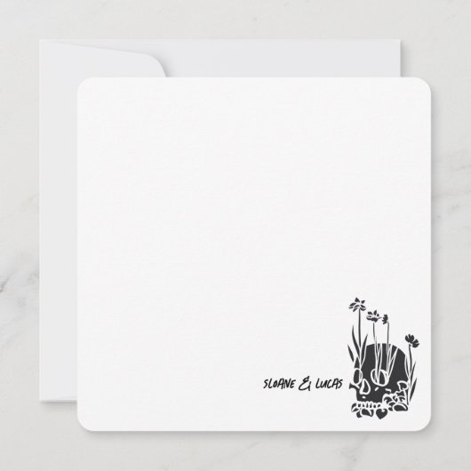 Til Death Do ons Part | Kaart van paren | B+W (Achterkant)