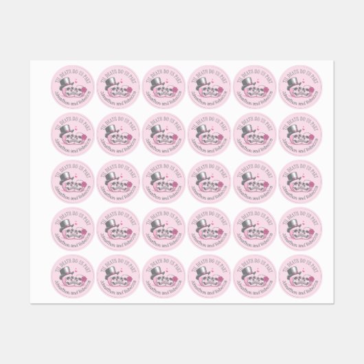 Til Death Do ons Part Labels (Vel)