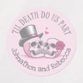 Til Death Do ons Part Labels (Design 2)