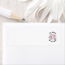 Til Death Do ons Part Return Address Label