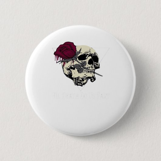 Til Death Do ons Part Ronde Button 5,7 Cm (Voorkant)