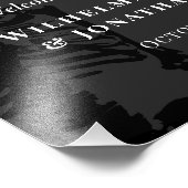 Til Death Do ons Part Skeleton Gothic Welcome Foto Afdruk (Hoek)