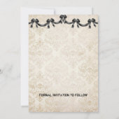 Til Death Do ons Part Skeleton Halloween Wedding Save The Date (Achterkant)