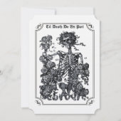Til Death Do ons Part Skeleton Weddenschap Kaart (Voorkant)