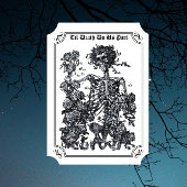 Til Death Do ons Part Skeleton Weddenschap Kaart