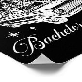 Til Death Do ons Party Retro Halloween Bachelorett Poster (Hoek)