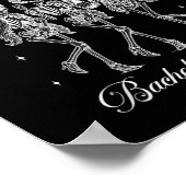 Til Death Do ons Party Retro Halloween Bachelorett Poster (Hoek)