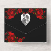 Til 'Death do us part All in One Wedding Invite All In One Uitnodiging (Achterkant)