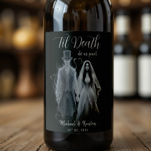 Til Death Do Us Part beroemd gemaakt door Ghost Go Wijn Etiket