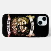 Til Death Do Us Part: Bruid & bruidegom skelet Case-Mate iPhone Case (Achterkant (horizontaal))