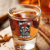 Til Death Do Us Part: Bruid & bruidegom skelet Shot Glas