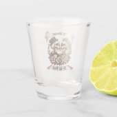 Til Death Do Us Part: Bruid & bruidegom skelet Shot Glas (Achterkant)