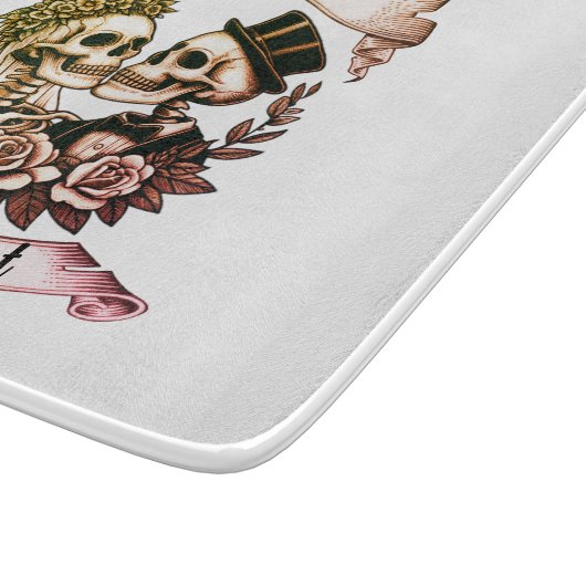 Til Death Do Us Part: Bruid & bruidegom skelet Snijplank (Hoek)