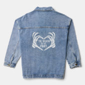 Til Death Do us Part Bruiloft bruid Denim Jacket (Achterkant)