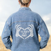 Til Death Do us Part Bruiloft bruid Denim Jacket