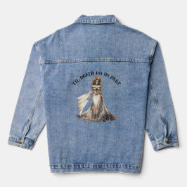 Til Death Do us Part Bruiloft Denim Jasje Denim Jacket