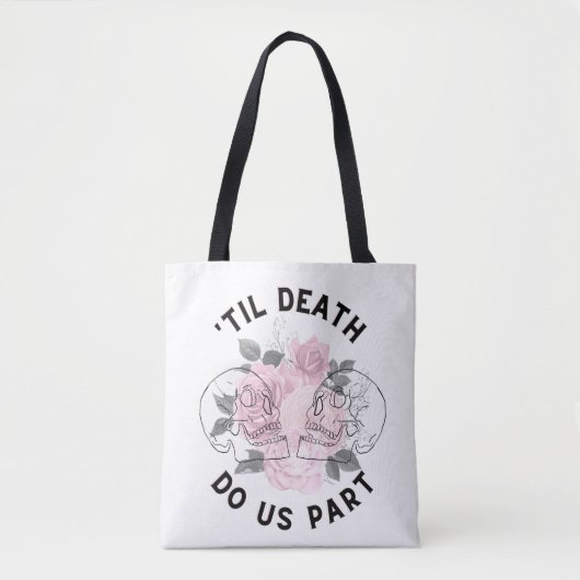 'Til Death Do us Part Canvas tas' Tote Bag (Voorkant)