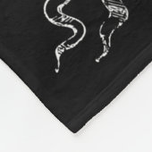 Til Death Do Us Part Couple Skeleton Halloween Men Fleece Deken (Hoek)