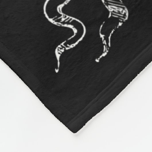 Til Death Do Us Part Couple Skeleton Halloween Men Fleece Deken (Hoek)