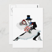 'Til Death Do Us Part - Dag van de Dode bruiloft Briefkaart (Voorkant / Achterkant)