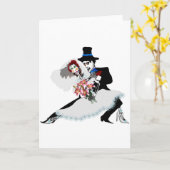 'Til Death Do Us Part - Dag van het Dode huwelijk Kaart (Gele Bloem)