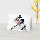 'Til Death Do Us Part - Dag van het Dode huwelijk Kaart (Gele Bloem)