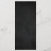 Til Death Do us Part Dark Gothic Moody Trouwmenu Menu (Achterkant)