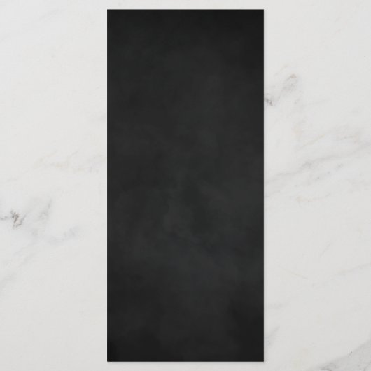 Til Death Do us Part Dark Gothic Moody Trouwmenu Menu (Achterkant)