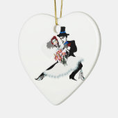 'Til Death Do us Part - Day of the Dead bruiloft' Keramisch Ornament (Links)