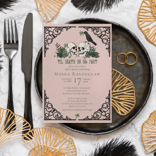 Til Death Do Us Part De heer en mevrouw Skulls Gro Kaart