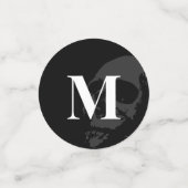 Til Death Do us Part Gothic Foto's Bruiloft Confetti (Kleine voorkant)