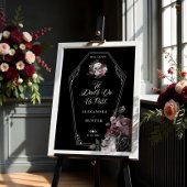 Til Death Do us Part Halloween Gotische Bloemen Sc Poster