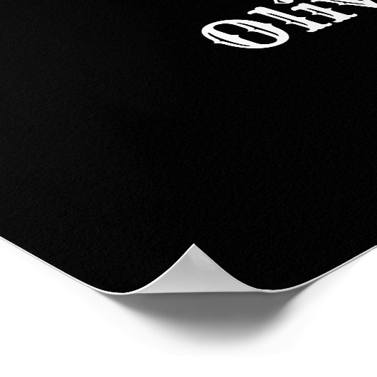 Til Death Do Us Part Halloween Huwelijk Welkom Poster (Hoek)