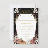 'Til Death Do us Part Halloween Wedding RSVP (Voorkant)