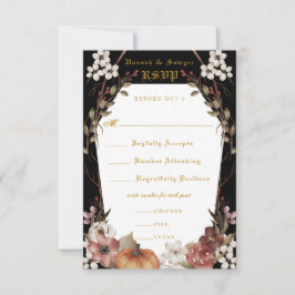 'Til Death Do us Part Halloween Wedding RSVP