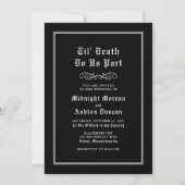 Til Death Do Us Part Rozen Tarot Wedding Kaart (Achterkant)