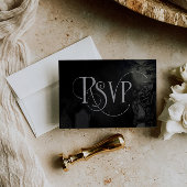 Til Death Do US Part RSVP Wedding Response Kaart