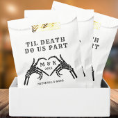 Til Death Do us Part Skelet Hart Hand Wedding Bedankzakje