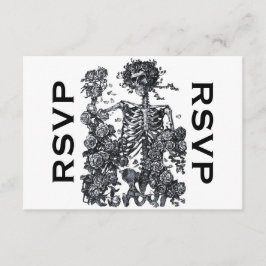 Til Death Do us Part Skelet RSVP Kaartje