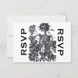 Til Death Do us Part Skelet RSVP Kaartje
