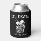 Til Death Do us Part Skeleton Lovers Tarot Kaart Blikjeskoeler (Blikje Voorkant)