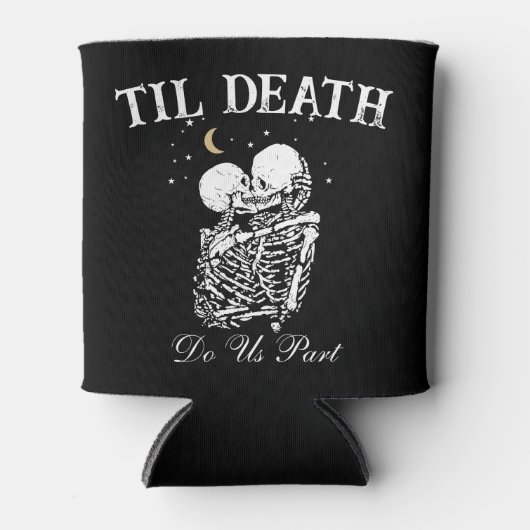 Til Death Do us Part Skeleton Lovers Tarot Kaart Blikjeskoeler (Voorkant)