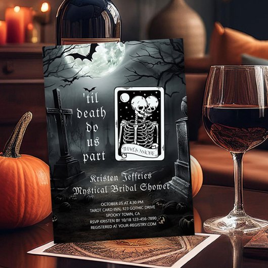 Til Death Do Us Part Tarot Kaart Vrijgezellenfeest