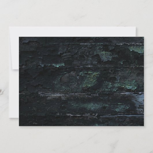 Til Death Do US Part Wedding Invitation Kaart (Achterkant)