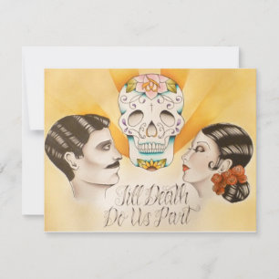 "Til Death Do US Part" Wedding Invitation Kaart