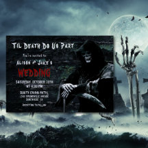 Til Death Do US Part Wedding Invitation