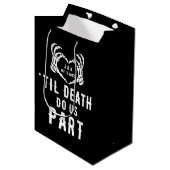Til Death Do US Part Wedding Supplies Guest Medium Cadeauzakje (Voorkant Gekanteld)