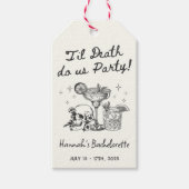 Til Death Do US Party Bachelorette Cocktail Party Cadeaulabel (Voorkant)
