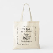 Til Death Do US Party Bachelorette Cocktail Party Tote Bag (Achterkant)