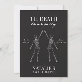 Til Death Do Us Party Bachelorette Kaart
